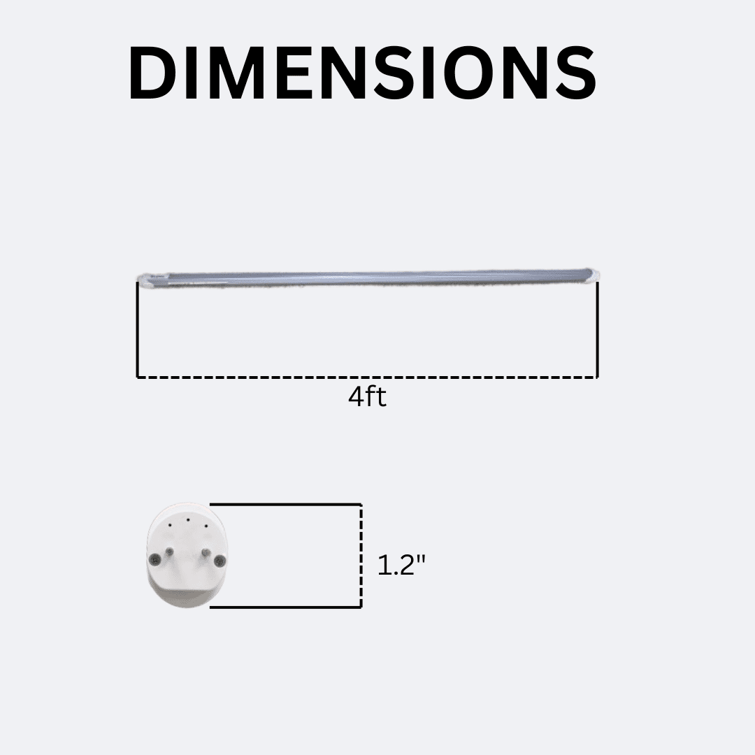 E2-T8-TC-4FT-15W-2730354050K-E-2P-Dimensions