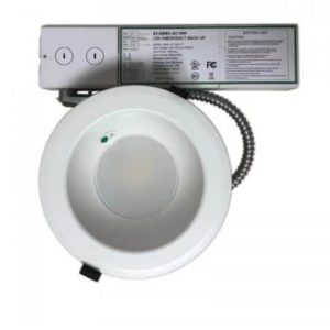 commerical down light with battery backup
