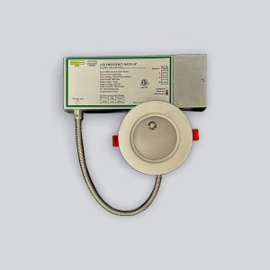 4" Emergency LED Slim Panel SLIM-4Inch-9W - Up to 650 Lumens - 5 CCT Selectable (2700K-5000K) - AC 100-277V - 10W EBBU for 90 Mins - 60W Equal
