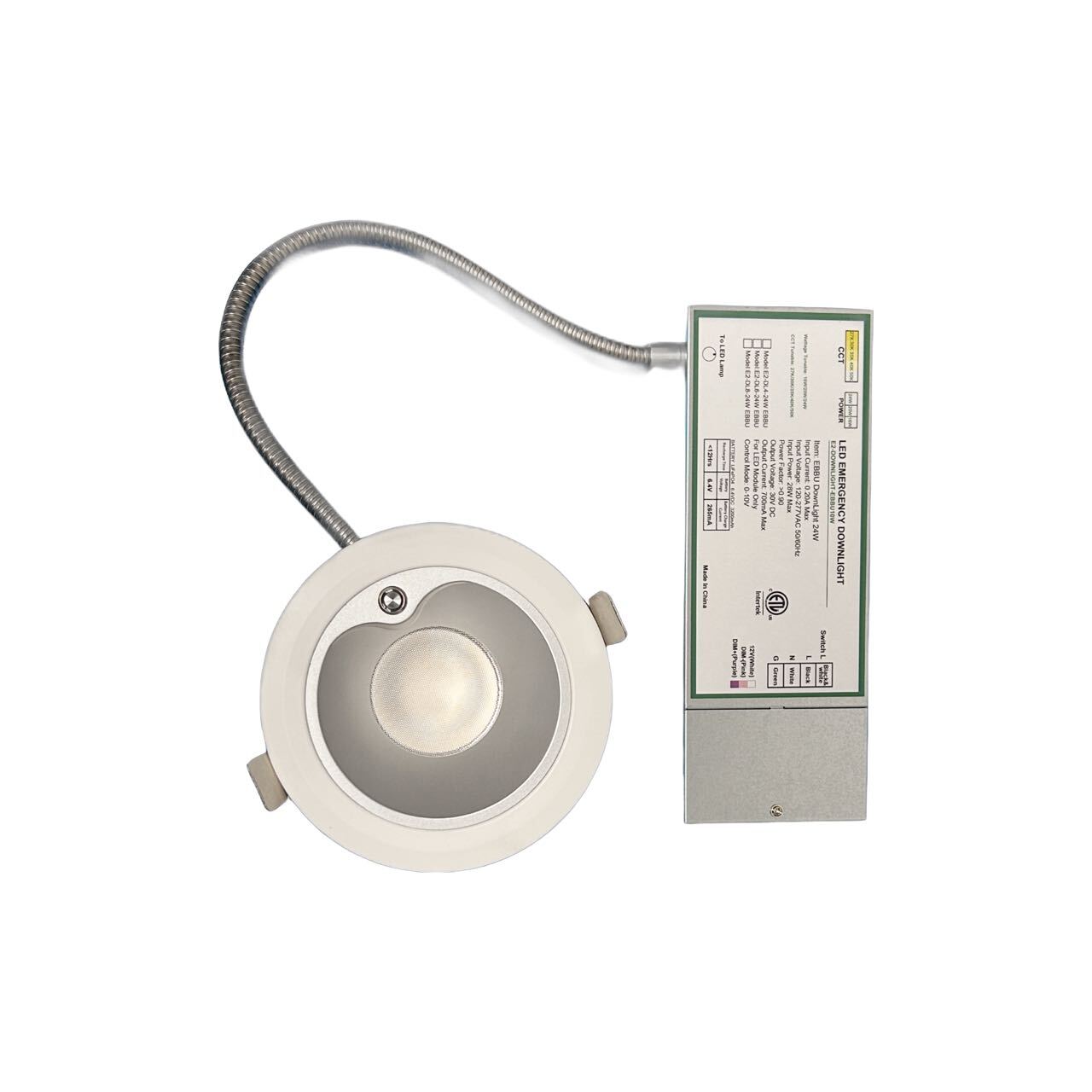 4" DL-PCOM-E Premium Commercial Downlights with Emergency Battery Main Photo (1)