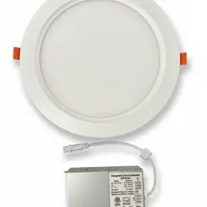 8" LED Ultra Slim Recessed Downlight - 18W -3 CCT Selectable (3000K/4000K/5000K) - 100-277V - Tri-Dimming & Type IC - Energy Star - 120W Equal