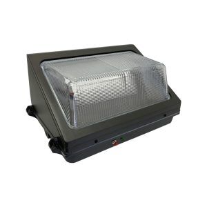 E2-WPN-01 30W CCT tunable non-cutoff wall pack with emergency battery backup