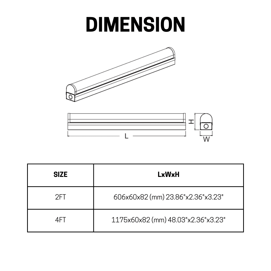 linear-strip-slim-dimension