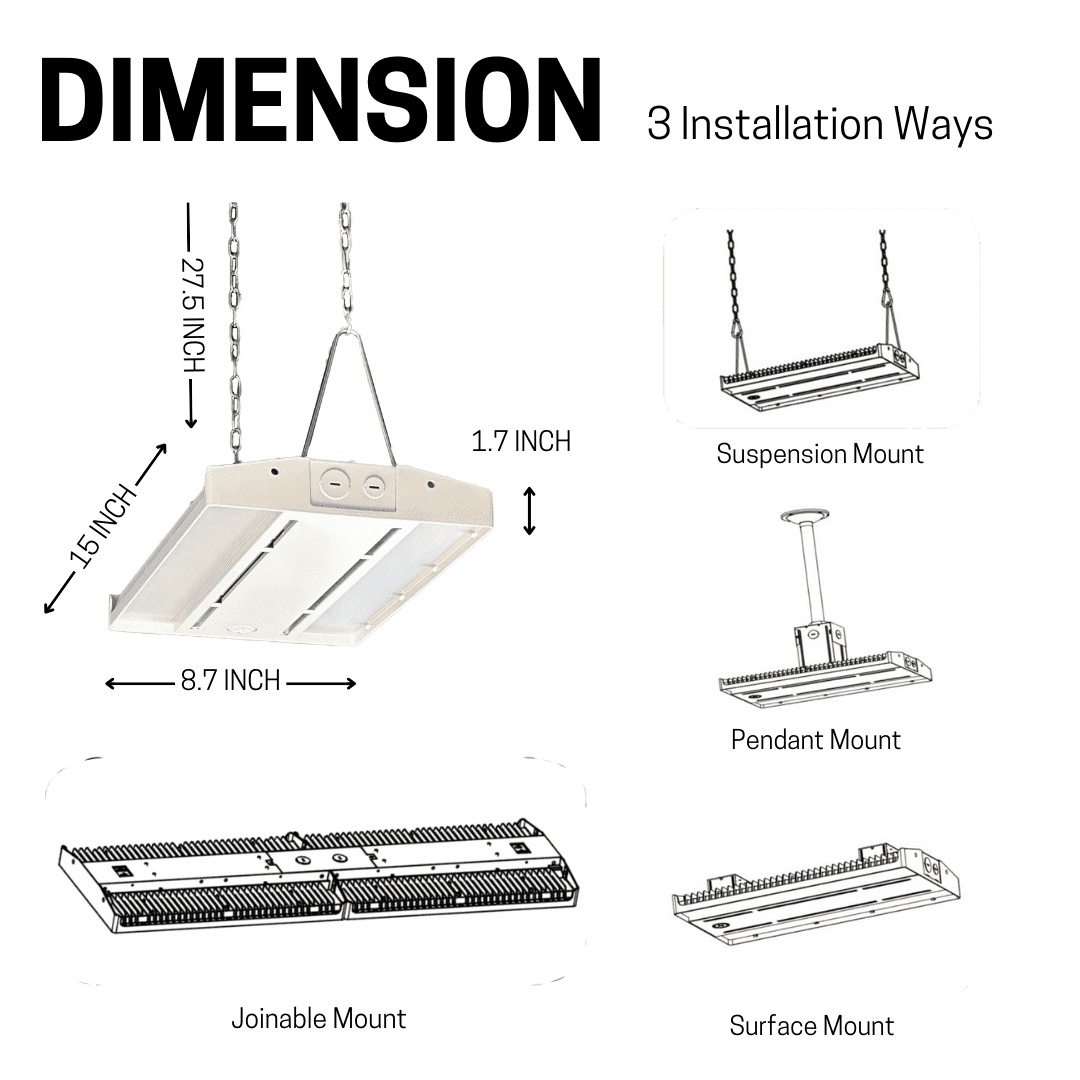 Linear High Bay-dimensionn
