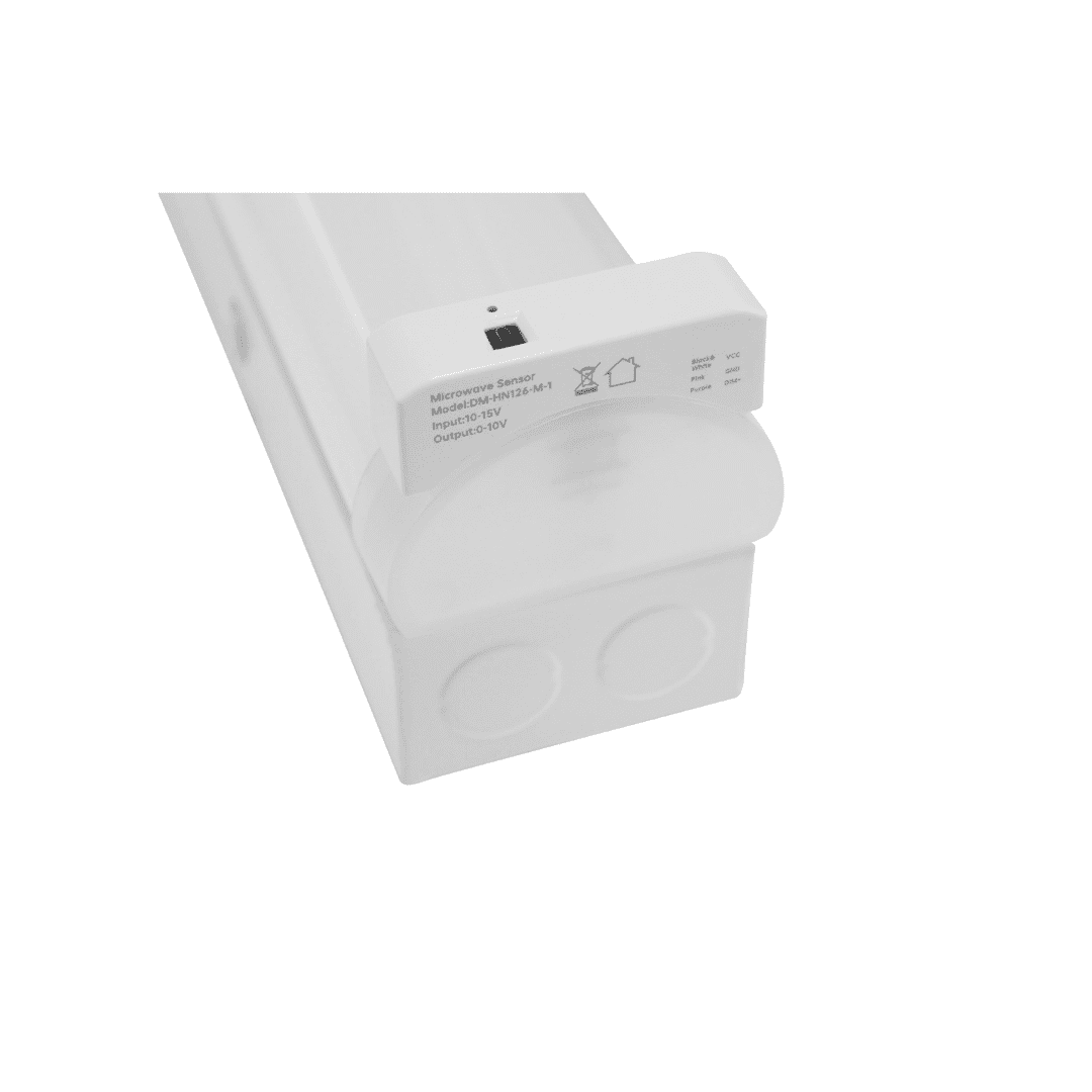 linear strip with motion sensor