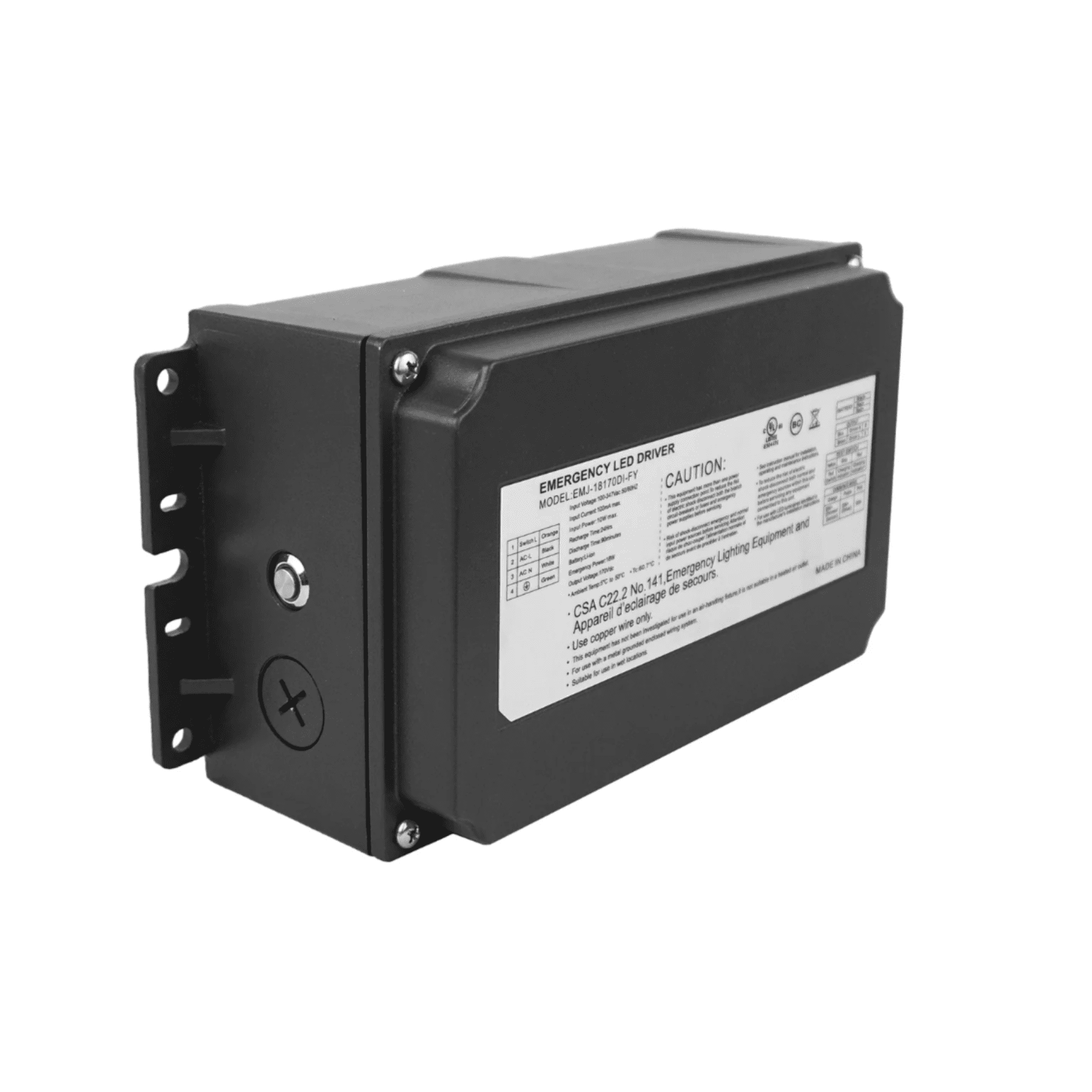 18W Waterproof Junction Box Emergency Driver-2