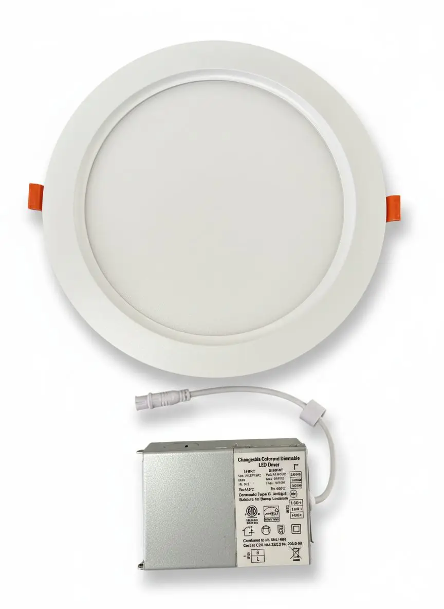 E2-DL-SLIM-8IN-18W-304050K-Front