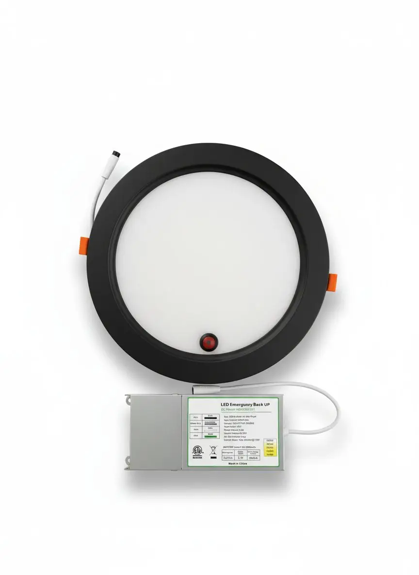 E2-DL-SLIM-8Inch-18W-27304050K-E-BL-Front