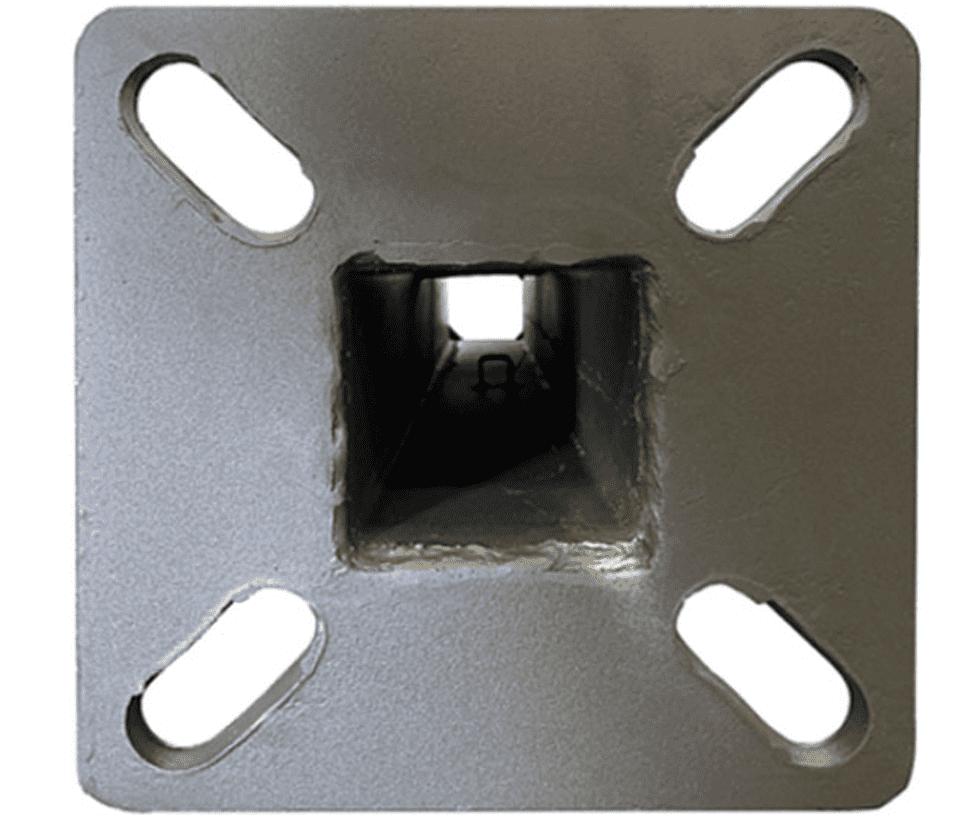 Square pole plate Square-pole